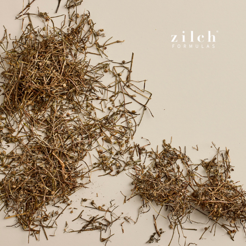 Bai Hua She She Cao Zilch Formulas Ingredient on beige background